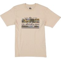 Quiksilver Herren T-Shirt beige Baumwolle von Quiksilver