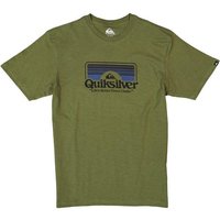 Quiksilver Herren T-Shirt grün Baumwolle von Quiksilver