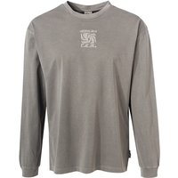 Quiksilver Herren Longsleeve grau Baumwolle von Quiksilver