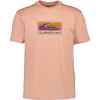 Quiksilver Herren T-Shirt orange Baumwolle von Quiksilver