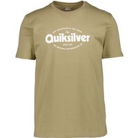 Quiksilver Herren T-Shirt grün Baumwolle von Quiksilver