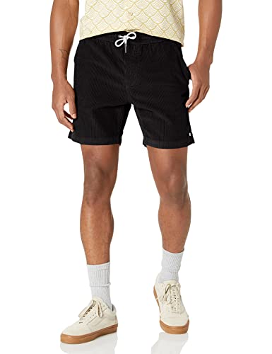 Quiksilver Herren Taxer Cord Shorts, schwarz, Groß von Quiksilver