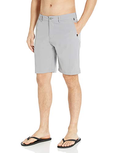 Quiksilver Herren Union Amphibian Hybrid 20 Inch Outseam Lssige Shorts, Graupel Solid, 46 von Quiksilver