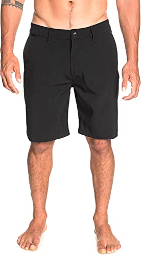 Quiksilver Herren Union Amphibian Hybrid 20 Inch Outseam Lssige Shorts, Schwarz, 46 von Quiksilver