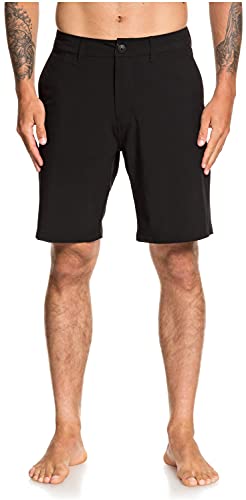 Quiksilver Herren Union Amphibian Hybrid 20 Inch Outseam Lssige Shorts, Schwarz, 49 von Quiksilver