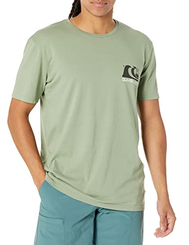 Quiksilver Herren Wavy Minds Ss T-Shirt, Loden Frost, Groß von Quiksilver