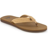 Quiksilver Herren Zehensandalen beige Velours von Quiksilver