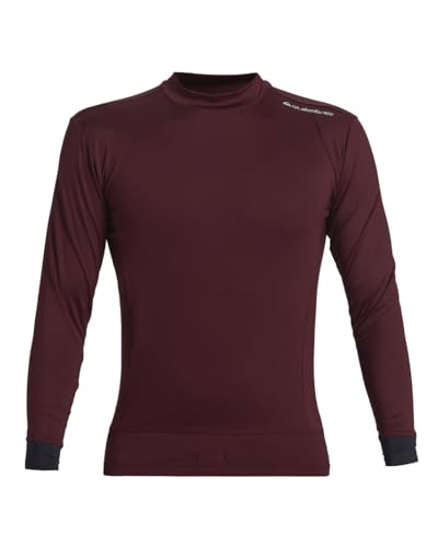 Quiksilver Highline - Long Sleeve UPF 50 Rash Vest for Men - Langärmliger Rashguard mit UPF 50 - Männer - Rot. von Quiksilver