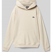 Quiksilver Hoodie mit Label-Stitching in Offwhite, Größe 164 von Quiksilver