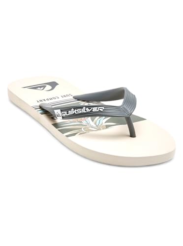 Quiksilver Java Art - Beach Flip-Flops for Men - Strand-Sandalen - Männer - 44 - Beige. von Quiksilver