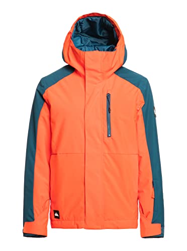 Quiksilver Mission Block - Funktionelle Schneejacke für Jungs 4-16 Orange von Quiksilver