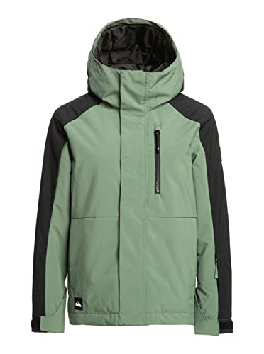 Quiksilver Mission Block - Funktionelle Schneejacke für Jungs 4-16 Grün von Quiksilver