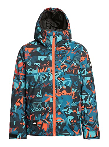 Quiksilver Mission Printed - Funktionelle Schneejacke für Jungen Orange von Quiksilver