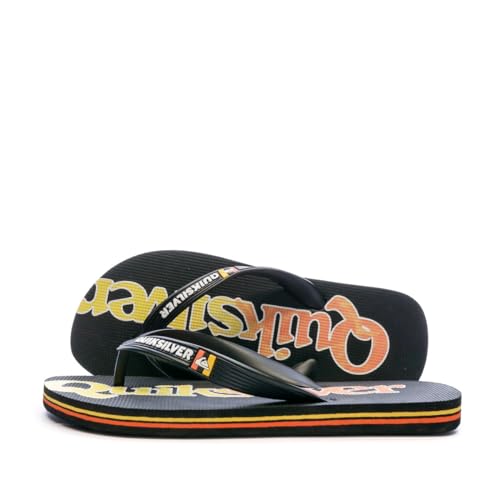 Quiksilver Jungen Molokai Abyss Sport Sandalen, Schwarz (Black/Yellow Xkky), 31 EU von Quiksilver