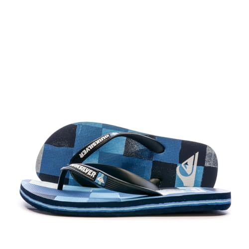 Quiksilver Jungen Molokai Resin Check Sport Sandalen, Blau (Black/Blue Xkbb), 28 EU von Quiksilver