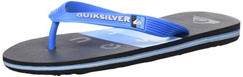 Quiksilver Molokai Word Block Youth Badeschuhe, Blau (Blue/Black/Blue Xbkb), 30 EU von Quiksilver