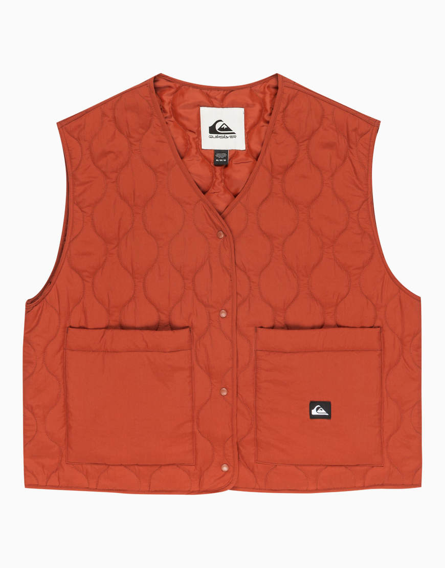 Quiksilver - Kalong - Pufferweste in Henna-Brown von Quiksilver