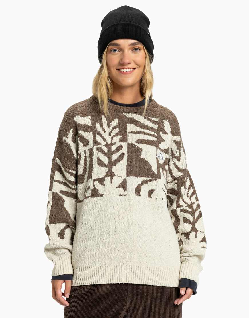 Quiksilver - Kelso - Pullover in Moonstruck-Grau von Quiksilver