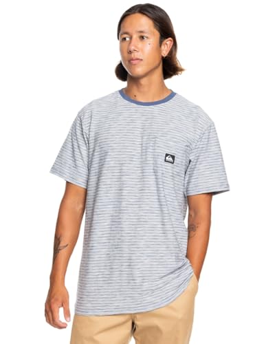 Quiksilver Kentin - Short Sleeves Pocket T-Shirt for Men - Taschen-T-Shirt - Männer - Blau. von Quiksilver