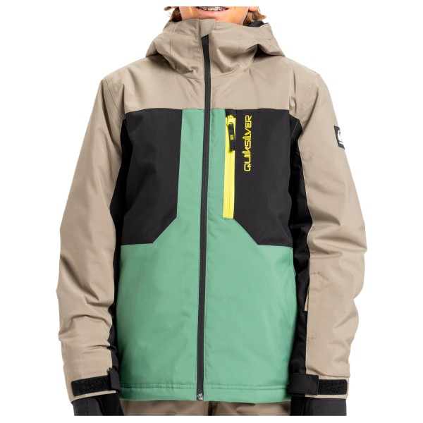 Quiksilver - Kid's Dawson Jacket - Skijacke Gr S - 10 Years beige von Quiksilver