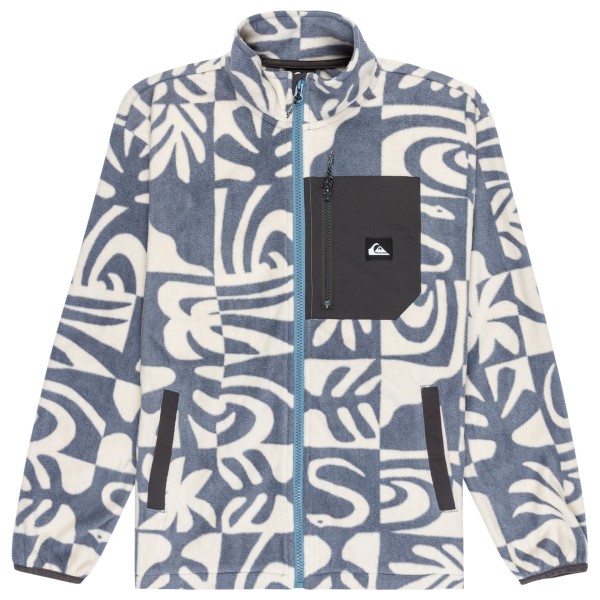 Quiksilver - Kid's Ice Fields Full-Zip - Fleecejacke Gr M - 12 Years grau von Quiksilver