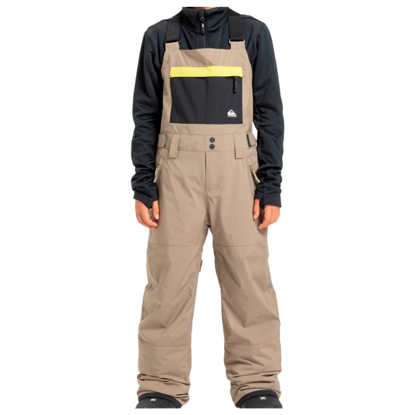 Quiksilver - Kid's Mash Up Bib - Skihose Gr S - 10 Years beige von Quiksilver