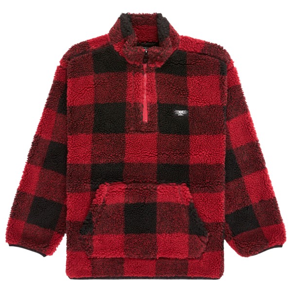 Quiksilver - Kid's Mercury Woodlands Sherpa - Fleecepullover Gr M - 12 Years rot von Quiksilver