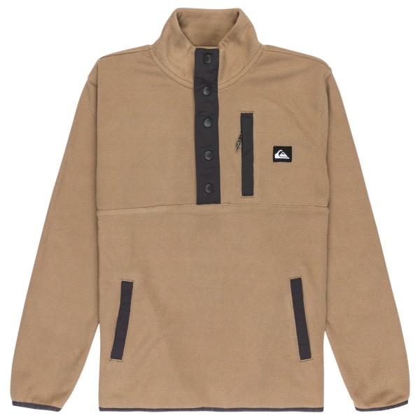 Quiksilver - Kid's No Destination Half Snap - Fleecepullover Gr L - 14 Years beige von Quiksilver
