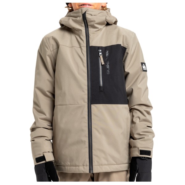 Quiksilver - Kid's Side Hit Solid Jacket - Skijacke Gr S - 10 Years beige von Quiksilver