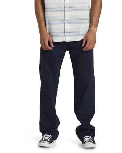 Quiksilver Landers - Straight Fit Trousers for Men - Hose mit Straight Fit - Männer - 32 - Schwarz. von Quiksilver