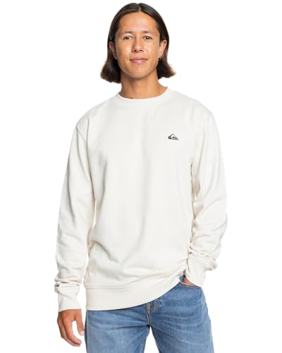 Quiksilver Men's Basic Crew Young Men Sweatshirt, Birch, L von Quiksilver