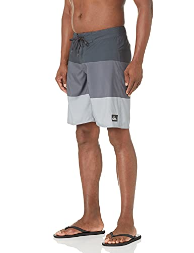 Quiksilver Men's Everyday 21 Board Short Swim Trunk Bathing Suit, Tarmac Stripe, 29 von Quiksilver