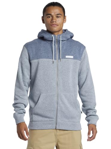 Quiksilver Men's Keller Block Zip Sweatshirt, Ice Flow Heather, XXL Quiksilver Men's Keller Block Zip Sweatshirt, Ice Flow Heather, XXL von Quiksilver