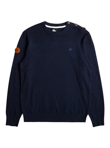 Quiksilver Men's MARIN Sweater Sweatshirt, Navy Blazer, M von Quiksilver