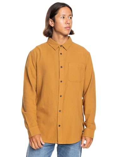 Quiksilver Men's SOLID Motherfly Sweatshirt, Bone Brown, XXL von Quiksilver