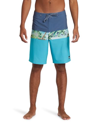 Quiksilver Men's SURFSILK Panel 20 Board Shorts, Maui Blue, 30 von Quiksilver