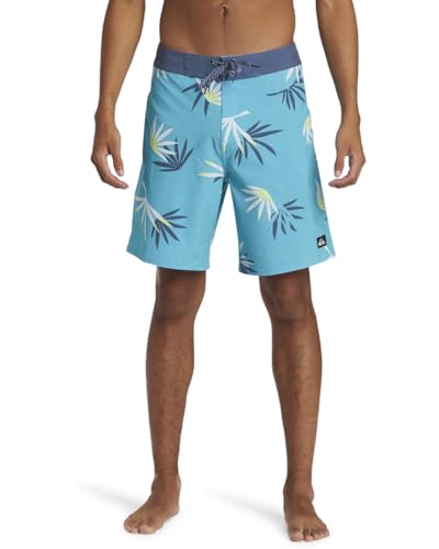 Quiksilver Men's SURFSILK Straight Leg 19 Board Shorts, Maui Blue, 44 von Quiksilver