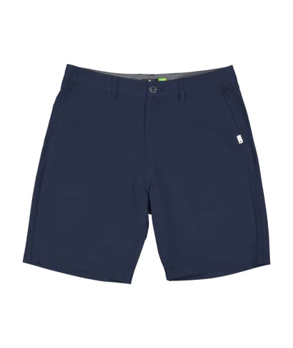 Quiksilver Men's Union Amphibian Hybrid 20" Short - Ocean Union (Navy Blazer, 32) von Quiksilver