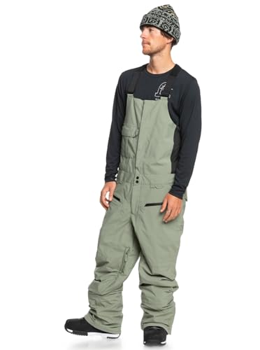 Quiksilver Men's Utility BIB Pants, SEA Spray, M Quiksilver Men's Utility BIB Pants, SEA Spray, M von Quiksilver