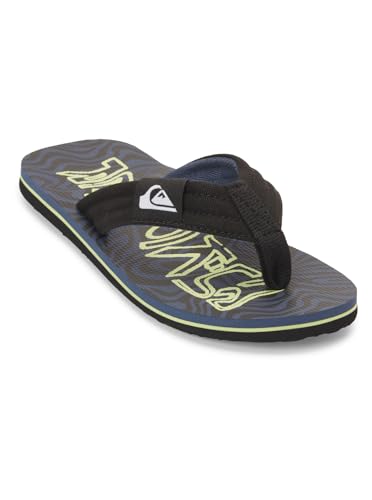 Quiksilver Molokai Layback II Youth Sandale, Black/Green/Blue, 30 EU von Quiksilver