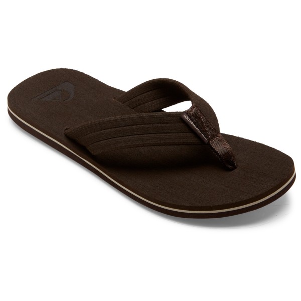 Quiksilver - Molokai Layback Textured - Sandalen Gr 45 schwarz/braun von Quiksilver