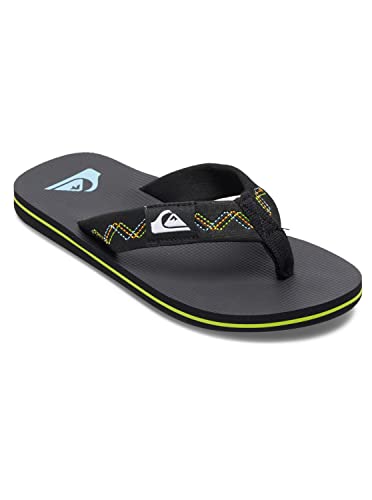 Quiksilver Molokai Stitchy Sandale, Black/Black/Green, 28 EU von Quiksilver