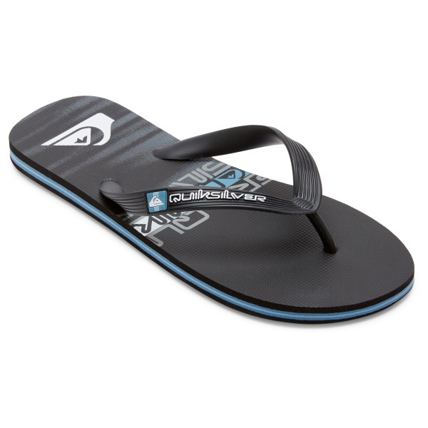 Quiksilver - Molokai Stripe - Sandalen Gr 41 grau von Quiksilver