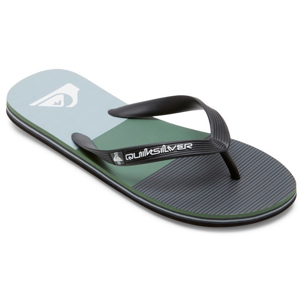 Quiksilver - Molokai Stripe - Sandalen Gr 45 grau von Quiksilver