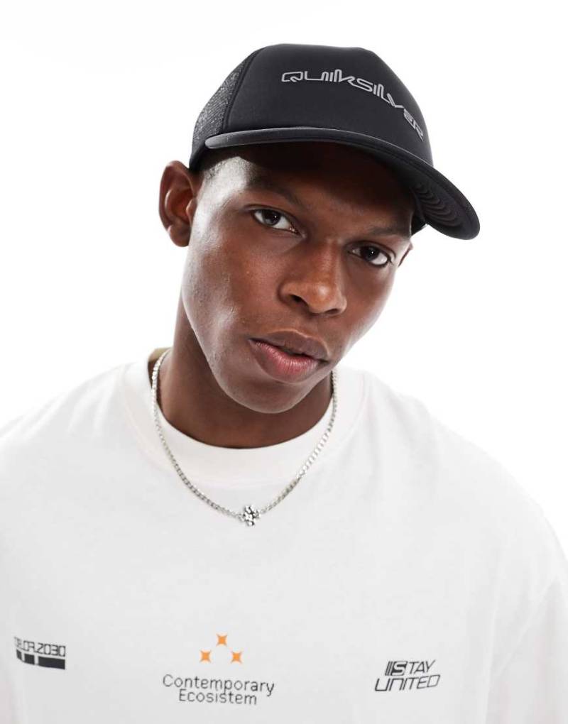 Quiksilver - Omni - Trucker-Kappe in Schwarz von Quiksilver