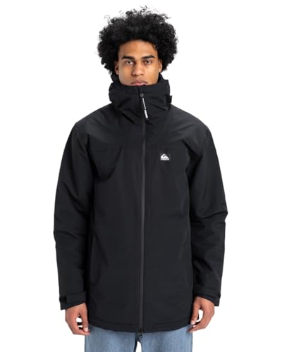 Quiksilver Overcast 3K Parka - Waterproof Jacket for Men - wasserdichte Jacke - Männer - M - Schwarz. von Quiksilver