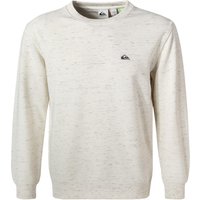 Quiksilver Herren Sweatshirt beige Baumwolle unifarben von Quiksilver