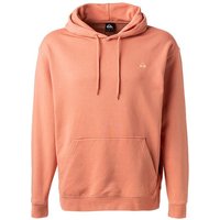 Quiksilver Herren Hoodie orange Baumwolle unifarben von Quiksilver