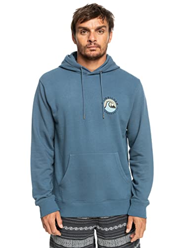 Quiksilver QS Bubble Stamp - Hoodie for Men - Kapuzenpulli - Männer - L - Blau. von Quiksilver