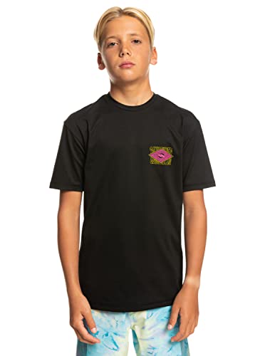 Quiksilver Radical Surf - UPF 50 Surf T-Shirt for Boys - Surf-T-Shirt mit UPF 50 - Jungen - 10 - Schwarz. von Quiksilver